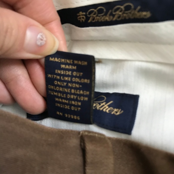 COPY - Brooks Brothers Clark 100% Cotton Chinos 34x34 - Picture 5 of 6